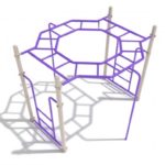 Octagon Rung Horizontal Ladder